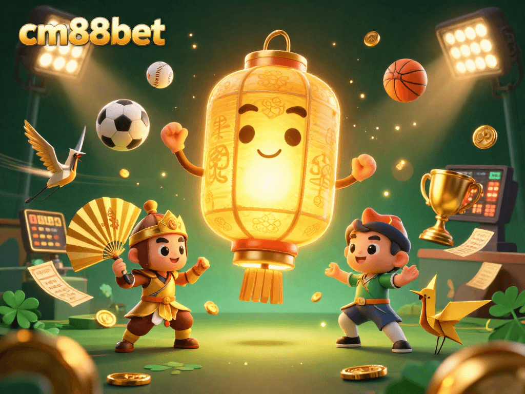 Engage with cm88bet's dynamic casino experience featuring vibrant characters and exciting game elements.