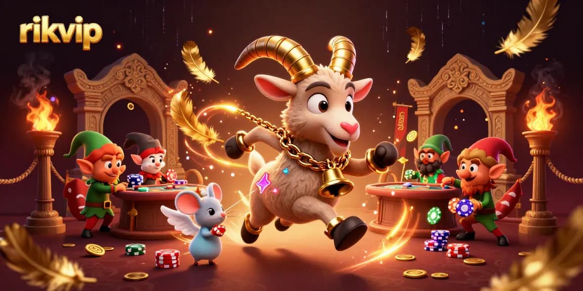 Play exciting games at rikvip with dynamic casino action, featuring immersive characters in a vibrant atmosphere.