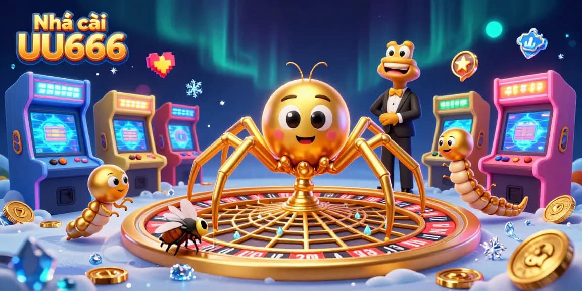 Experience the thrill of betting with Nhà cái UU666 illustrated in hyper-detailed 3D casino art.