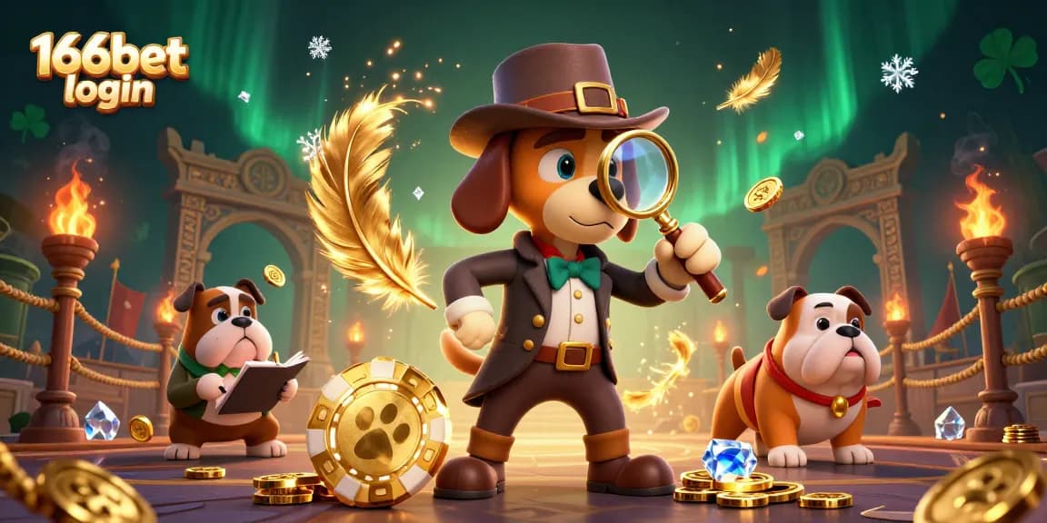 Engage with 166bet login and uncover treasures in this vibrant casino adventure scene.
