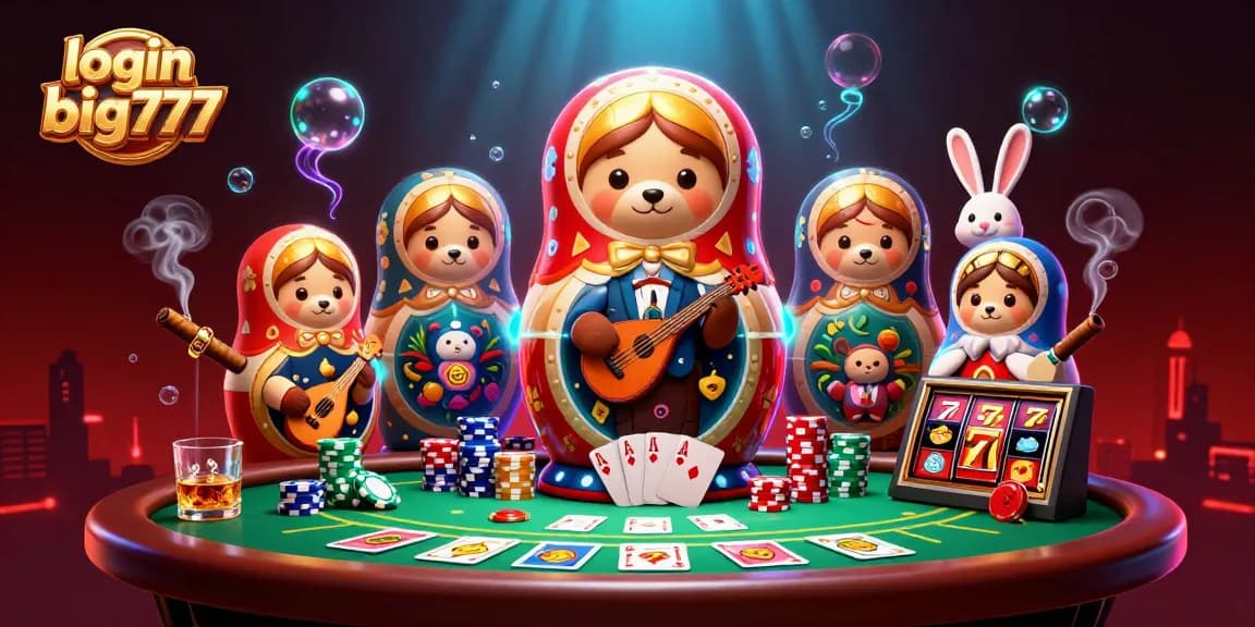 Experience thrilling gameplay at big777 as you explore vibrant casino elements and dealer outfits.