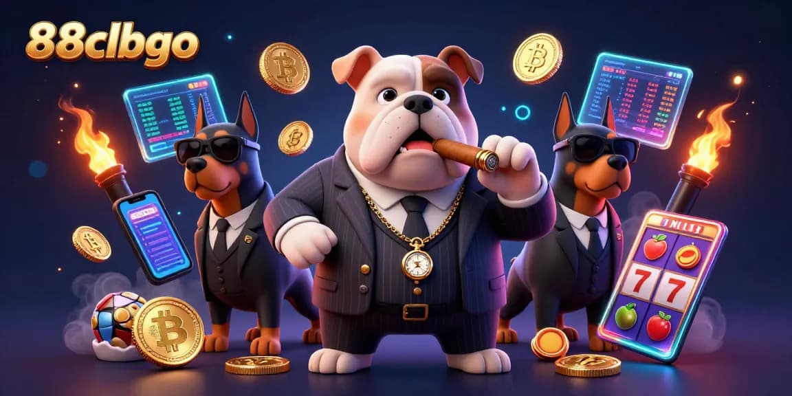 Experience thrilling wins at 88clbgo with a vibrant 3D casino scene featuring unique game elements.