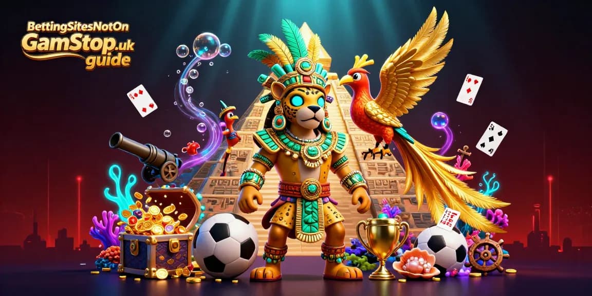 BettingSitesNotOnGamStop.uk guide - Immerse in vibrant cycling betting with animated characters and sports elements.