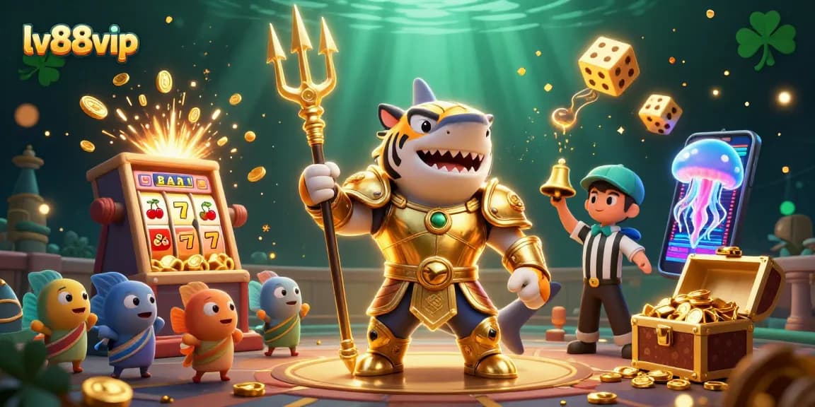 Spin the reels and win big with lv88vip at the dynamic underwater casino scene!