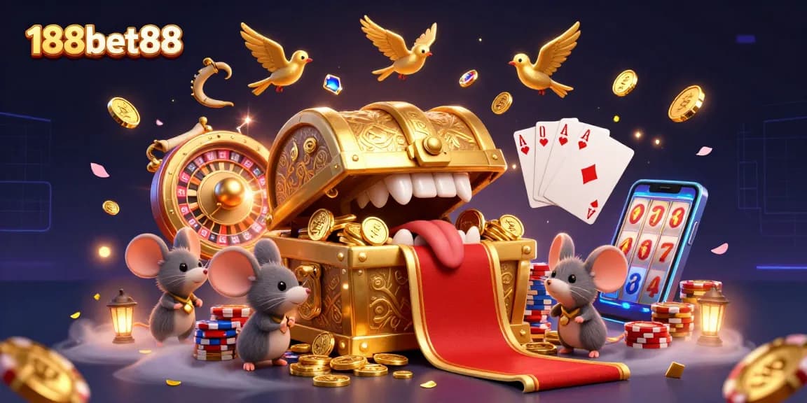 Experience the thrilling world of 188bet88 with dynamic casino elements and captivating characters.