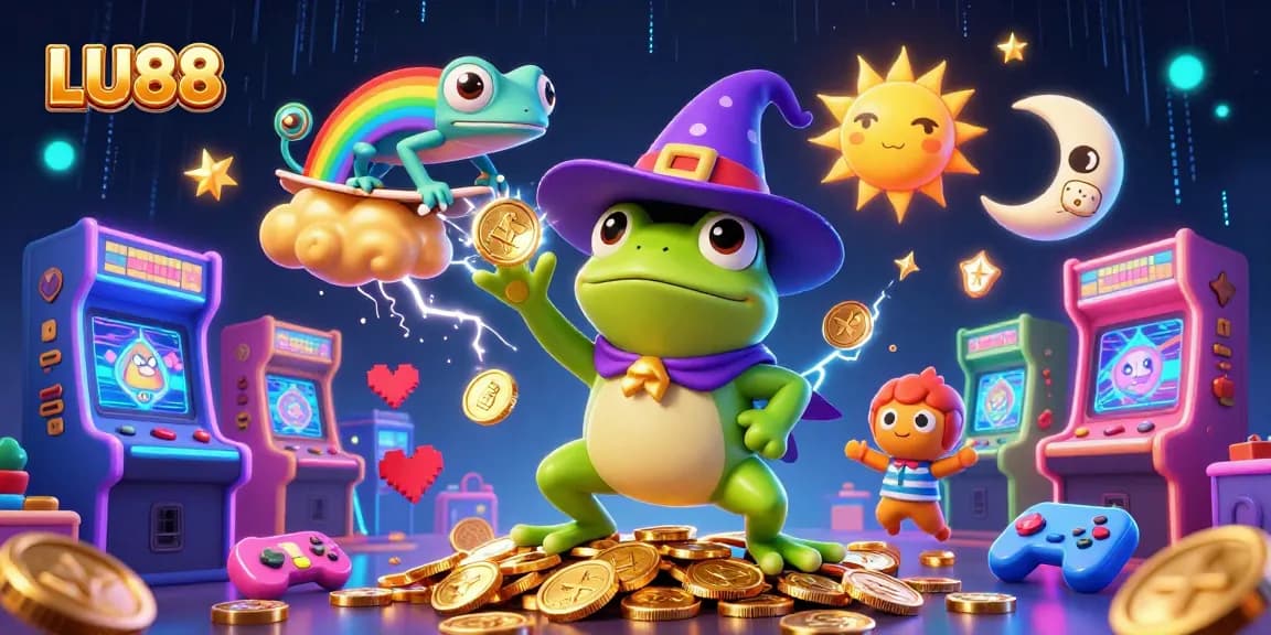 LU88 offers thrilling arcade-style gaming with a storm of gold and vibrant graphics.