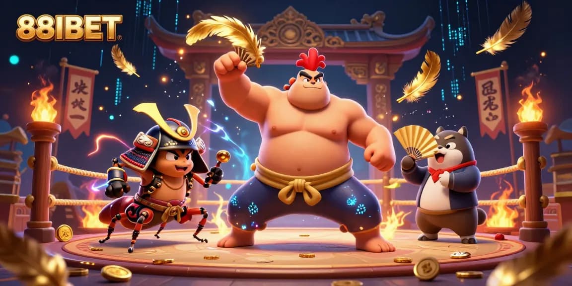 Experience the thrilling action of 88IBET with summoning sumo wrestlers and combatants.