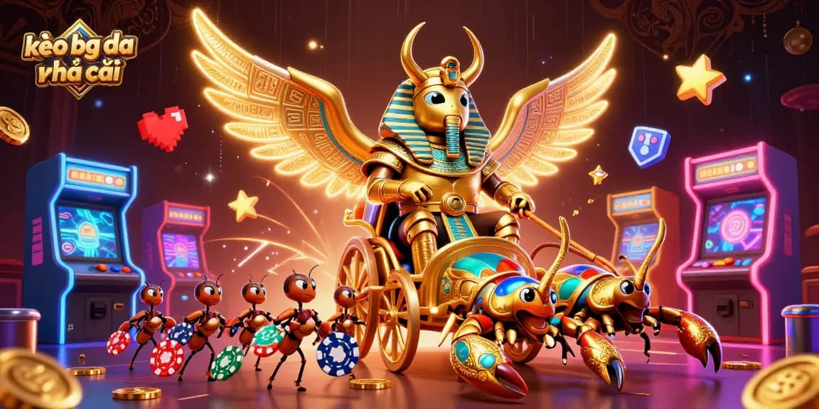Place your bets and win big with kèo bóng đá nhà cái in this vibrant gaming scene featuring dynamic characters.