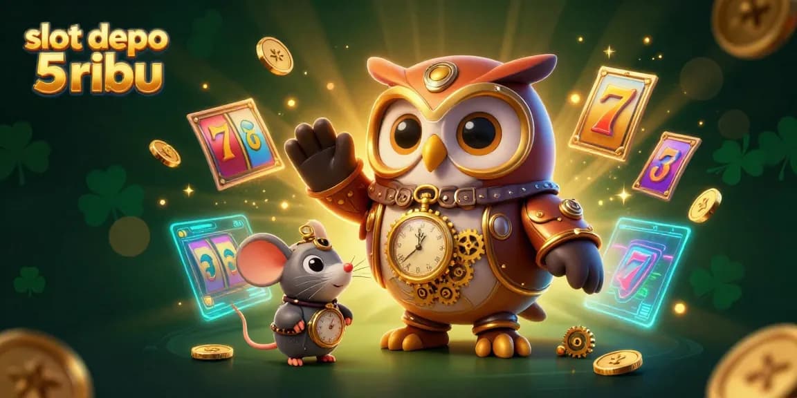 Win big at slot depo 5 ribu with dynamic odds and jackpot opportunities illustrated.