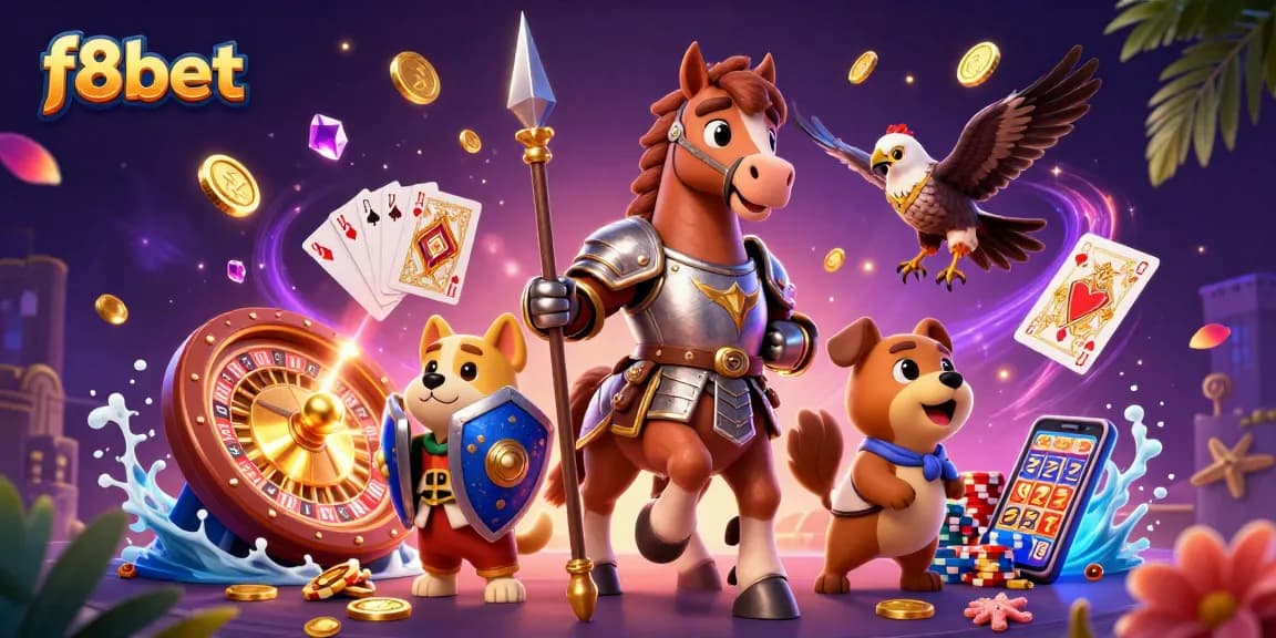 Experience thrilling gameplay at f8bet with a dynamic casino scene filled with excitement.