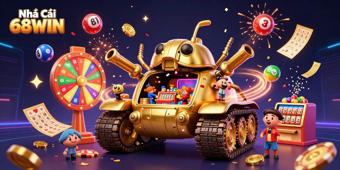Win big at Nhà Cái 68WIN as golden beetle tank reveals a vibrant casino adventure.