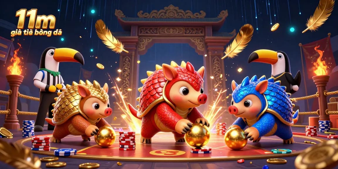 Experience high-stakes moments in 11m giải trí bóng đá with dynamic pangolin characters and thrilling gambling elements.