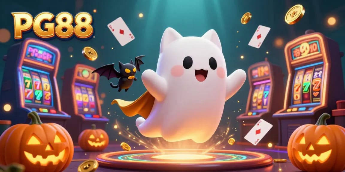 Join thrilling adventures in PG88's casino realm with ghostly charm and glowing slot elements.