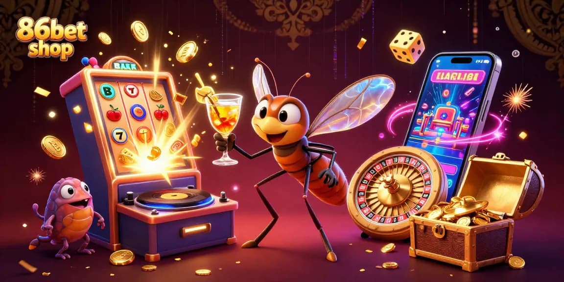 Spin the reels at 86bet shop with immersive casino elements and exciting jackpot scenes.