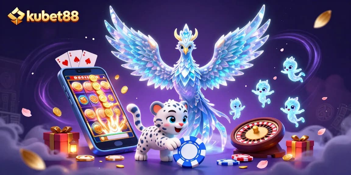 Engage with kubet88's thrilling gaming experience featuring dynamic characters and casino elements.