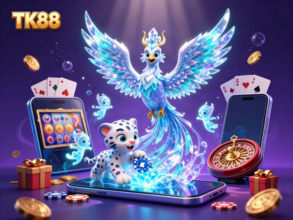 Engage with exciting TK88 online casino games featuring vibrant characters and dynamic elements.