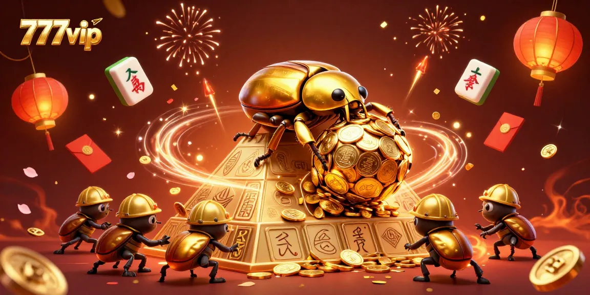 Join the excitement at 777vip with vibrant casino action, golden coins, and festive visuals.