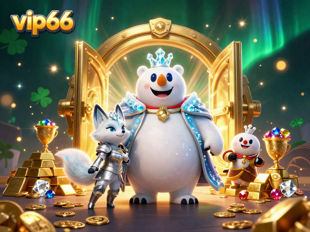 Experience the excitement of winning with vip66's vibrant casino atmosphere featuring treasure and adventure.