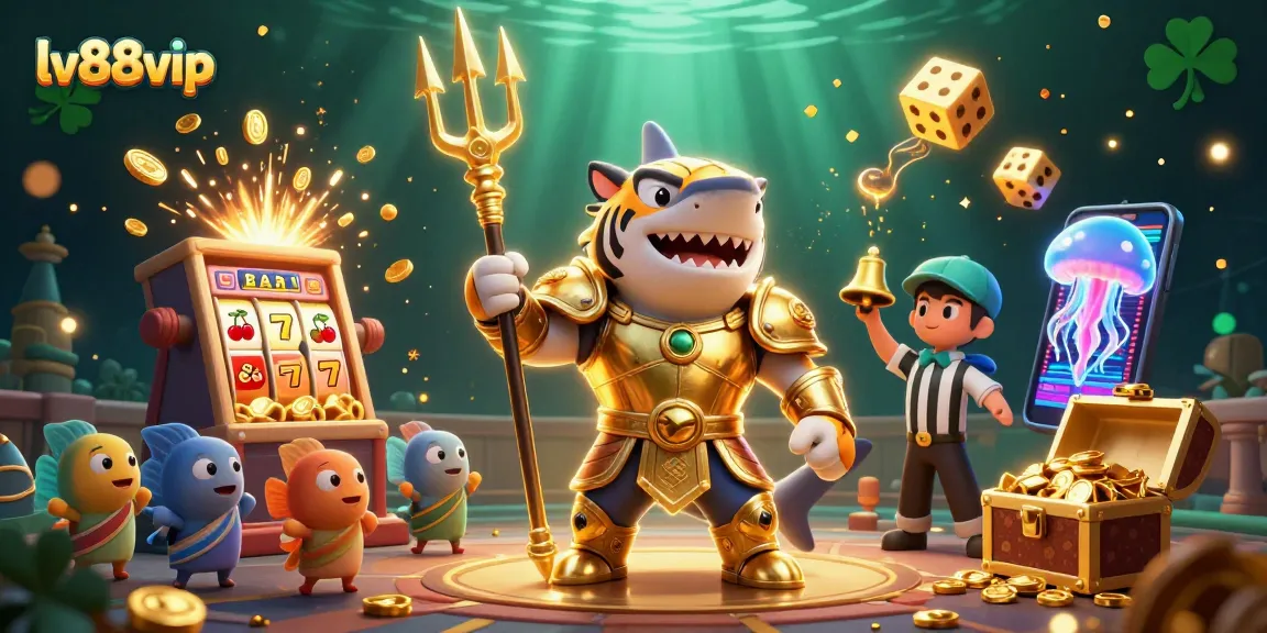 Spin the reels and win big with lv88vip at the dynamic underwater casino scene!