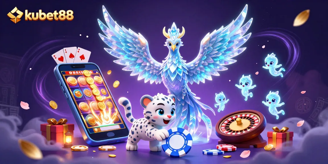 Engage with kubet88's thrilling gaming experience featuring dynamic characters and casino elements.