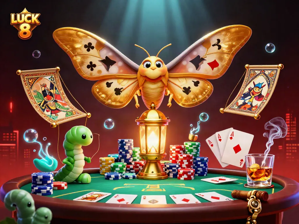Experience the thrill of LUCK 8 with dynamic casino elements and vibrant game atmosphere.